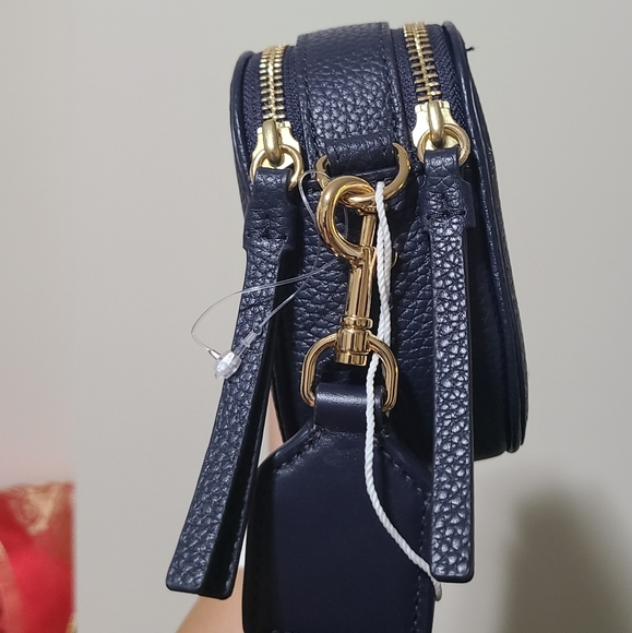 Tory Burch Navy Miller Mini Crossbody Bag Nwt - Picture 10 of 12